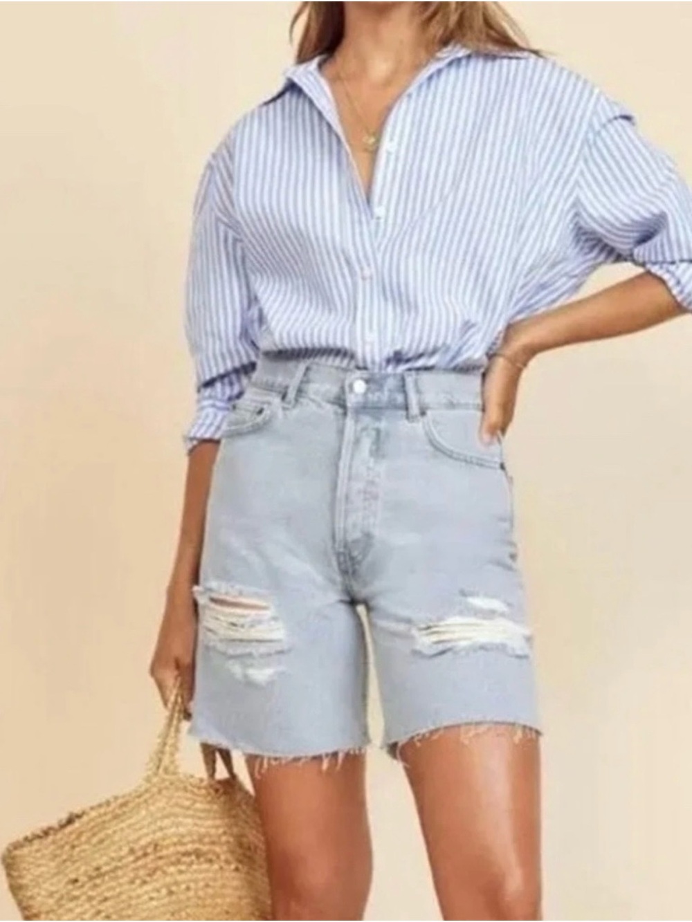 Reformation Max Mid Rise Relaxed Short